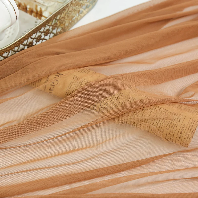 Crystal Mesh Fabric - 150x100 cm Yüksek Elastikiyet Güç Örgü