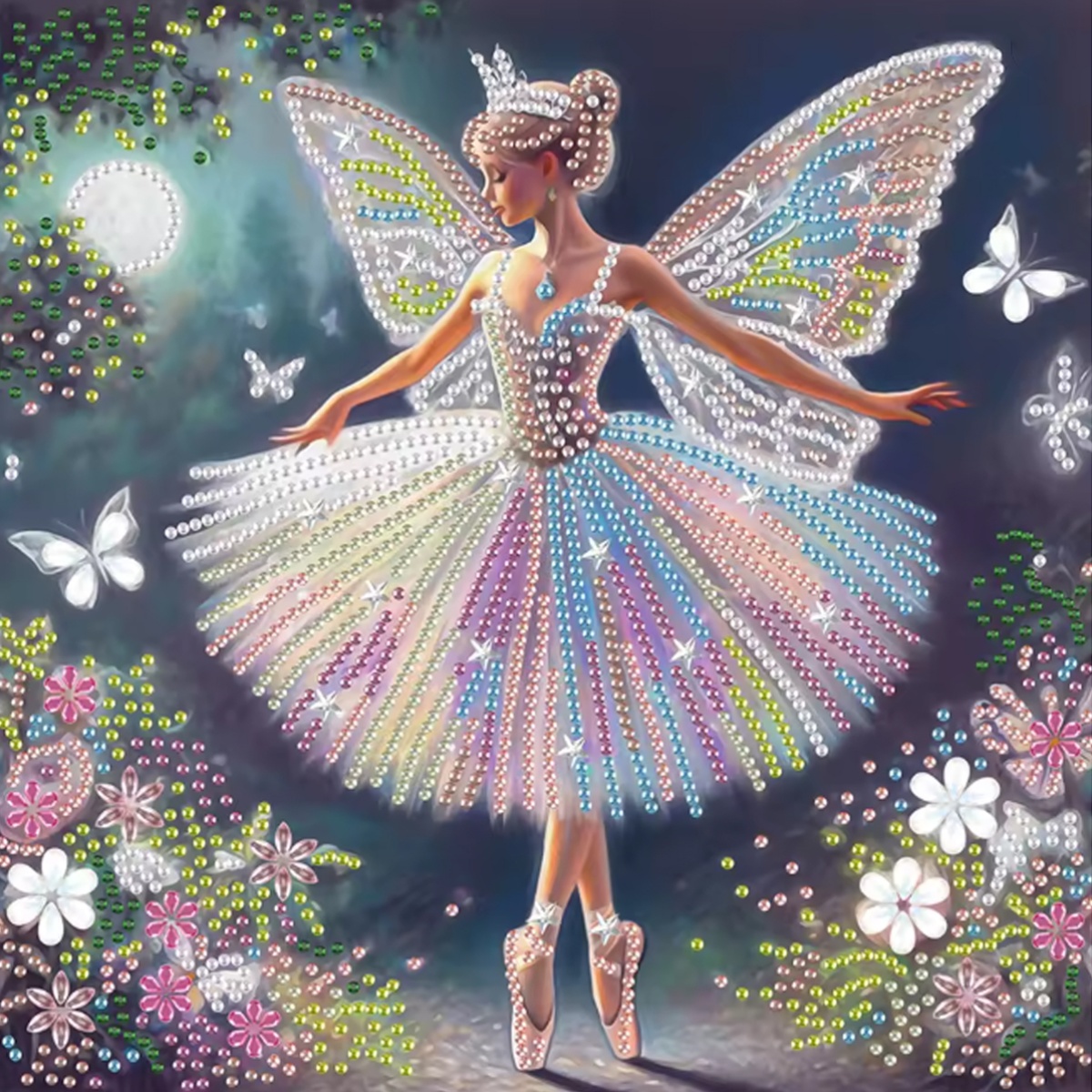 Embroidery Embellishments - Kelebek Peri Desen Serisi Özel Şekil