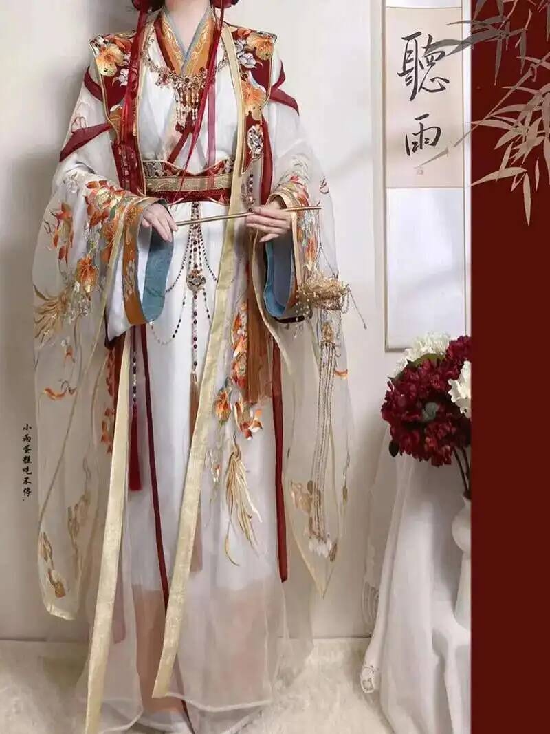 Embroidery Craft - Ming Hanedanı Hanfu Nakış Ağır Zanaat