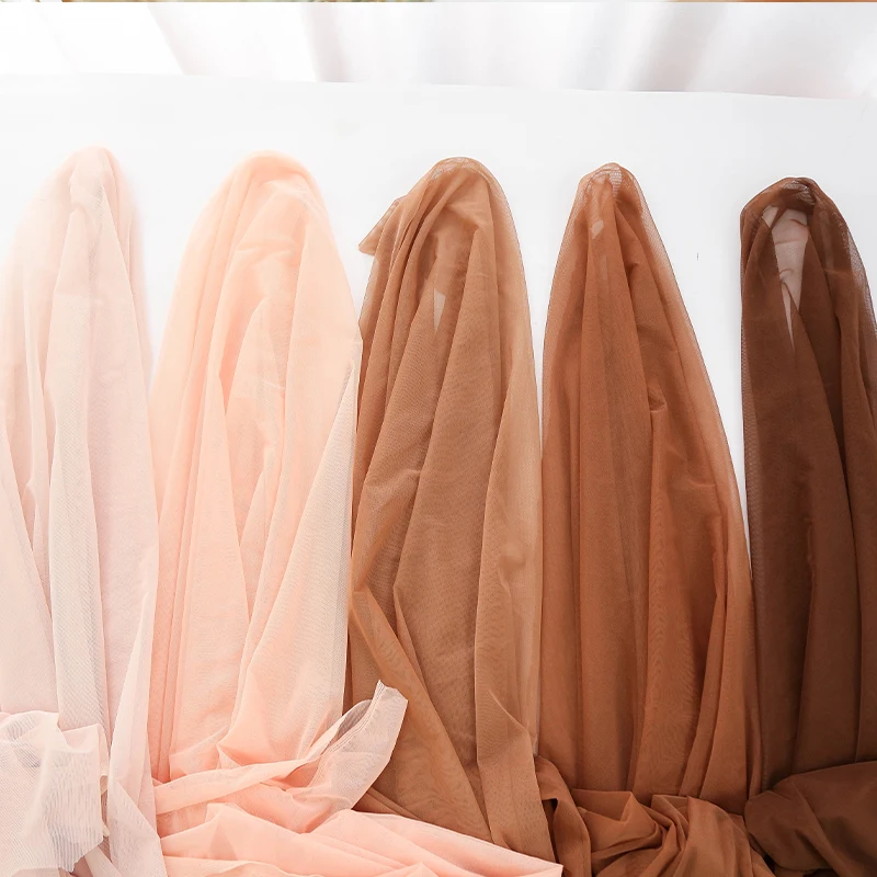 Yumuşak 4 Yollu Streç Örgü Kum - Crystal Mesh Fabric incelemesi ve fiyatı