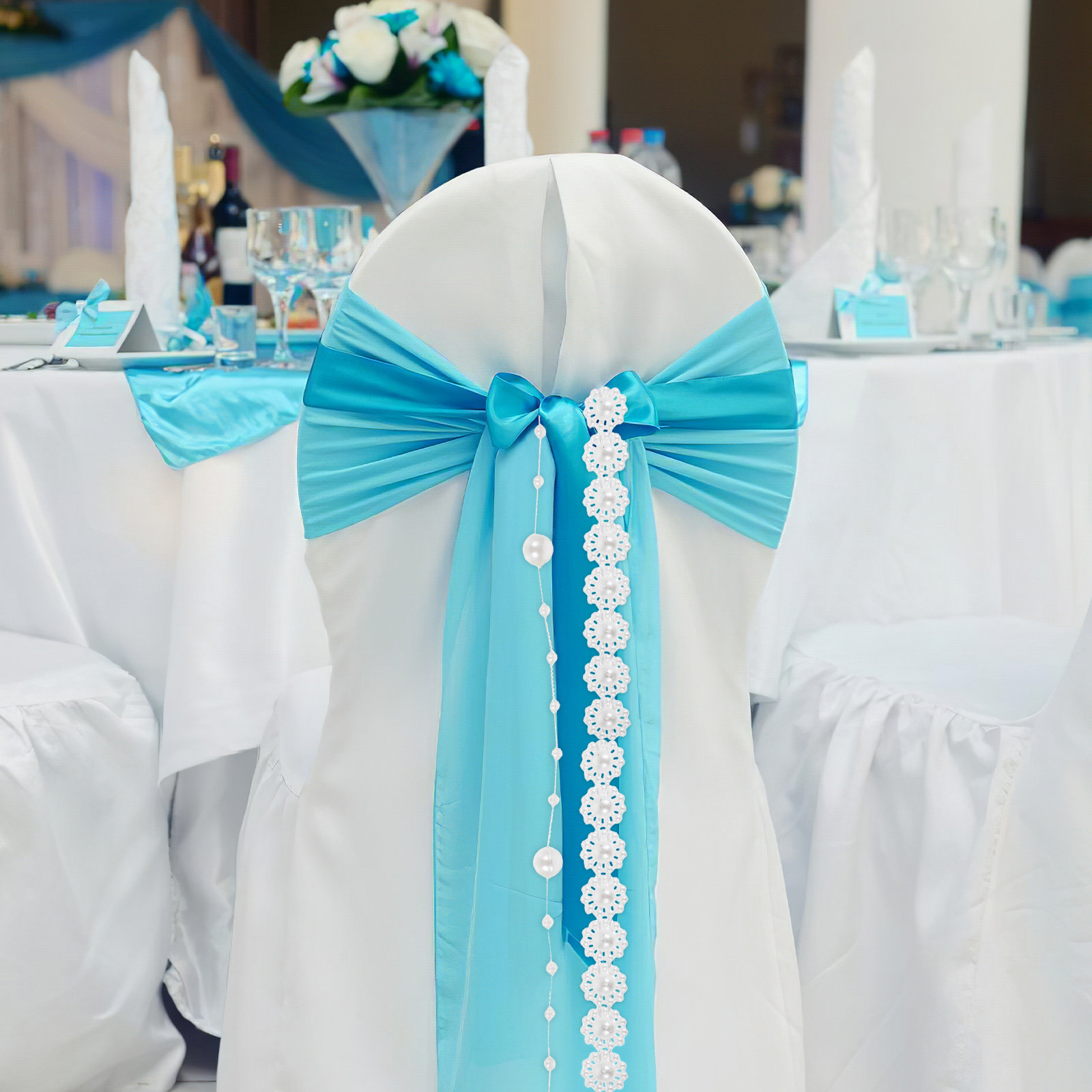 4 Rulo Yapay İnci Boncuklu Çel - Pearl Trim Chain incelemesi ve fiyatı