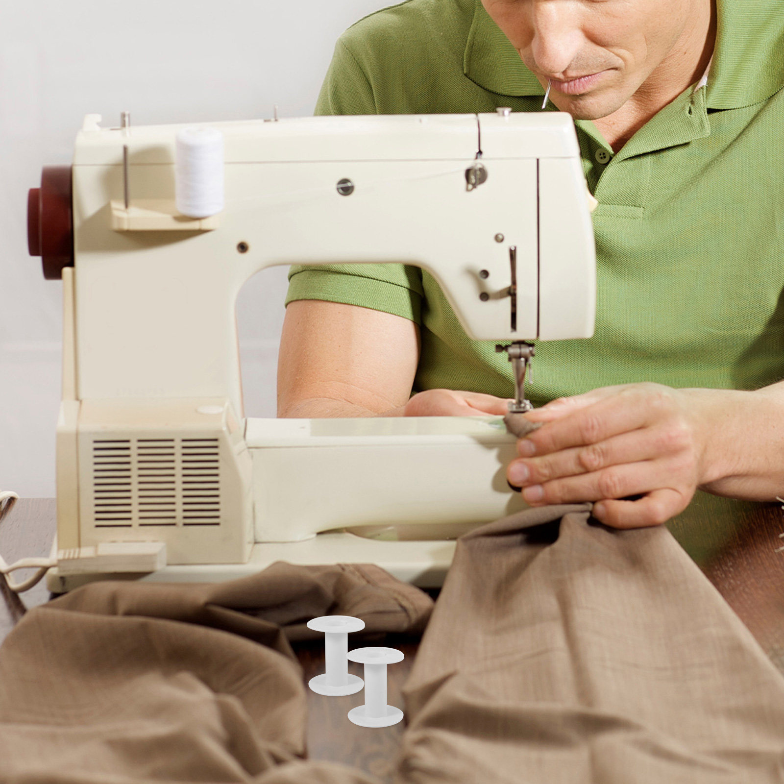 10 Adet Plastik Makara Beyaz Ç - Embroidery Craft incelemesi ve fiyatı