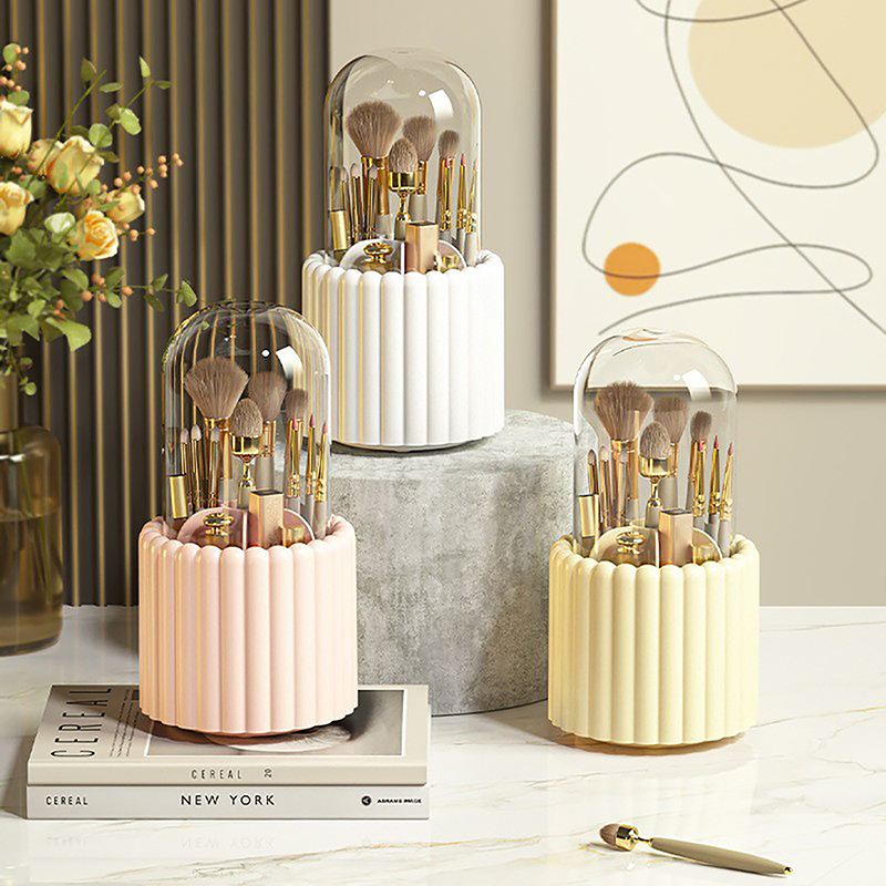 360 °   Dönen makyaj fırçaları - Craft Embellishment Storage incelemesi ve fiyatı