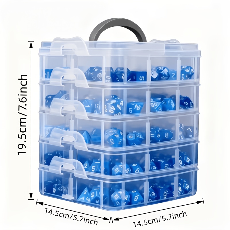 Kapaklı ve saplı, 5 katmanlı ş - Craft Embellishment Storage incelemesi ve fiyatı