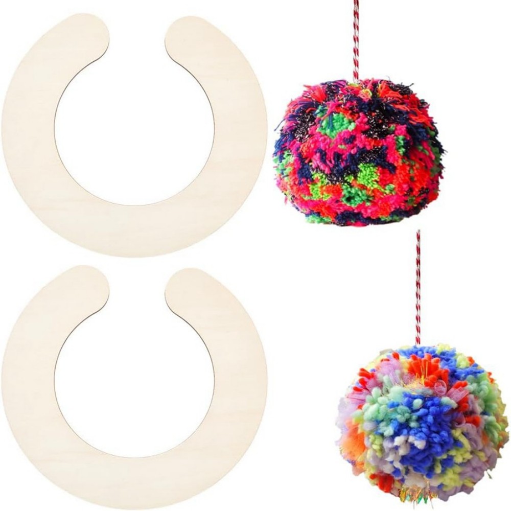 2 adet Ahşap Pom Pom Yapımcısı - Pom Pom Maker Tool incelemesi ve fiyatı
