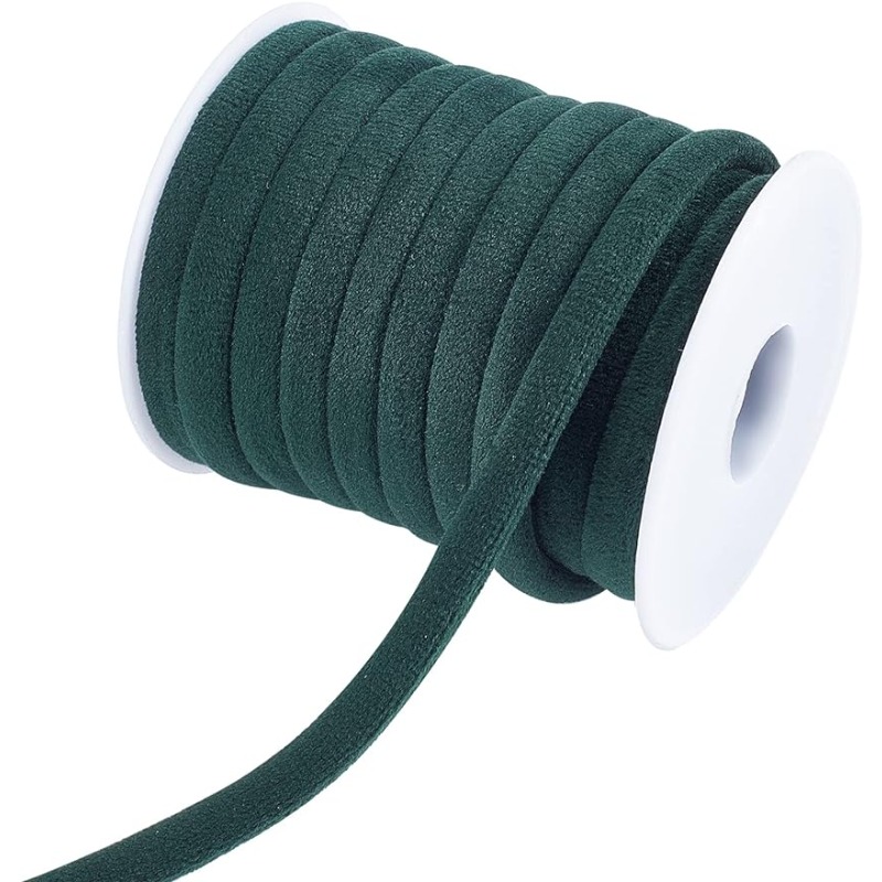1 rulo 10 m 8mm Koyu Yeşil Kad - Velvet Ribbon Roll incelemesi ve fiyatı