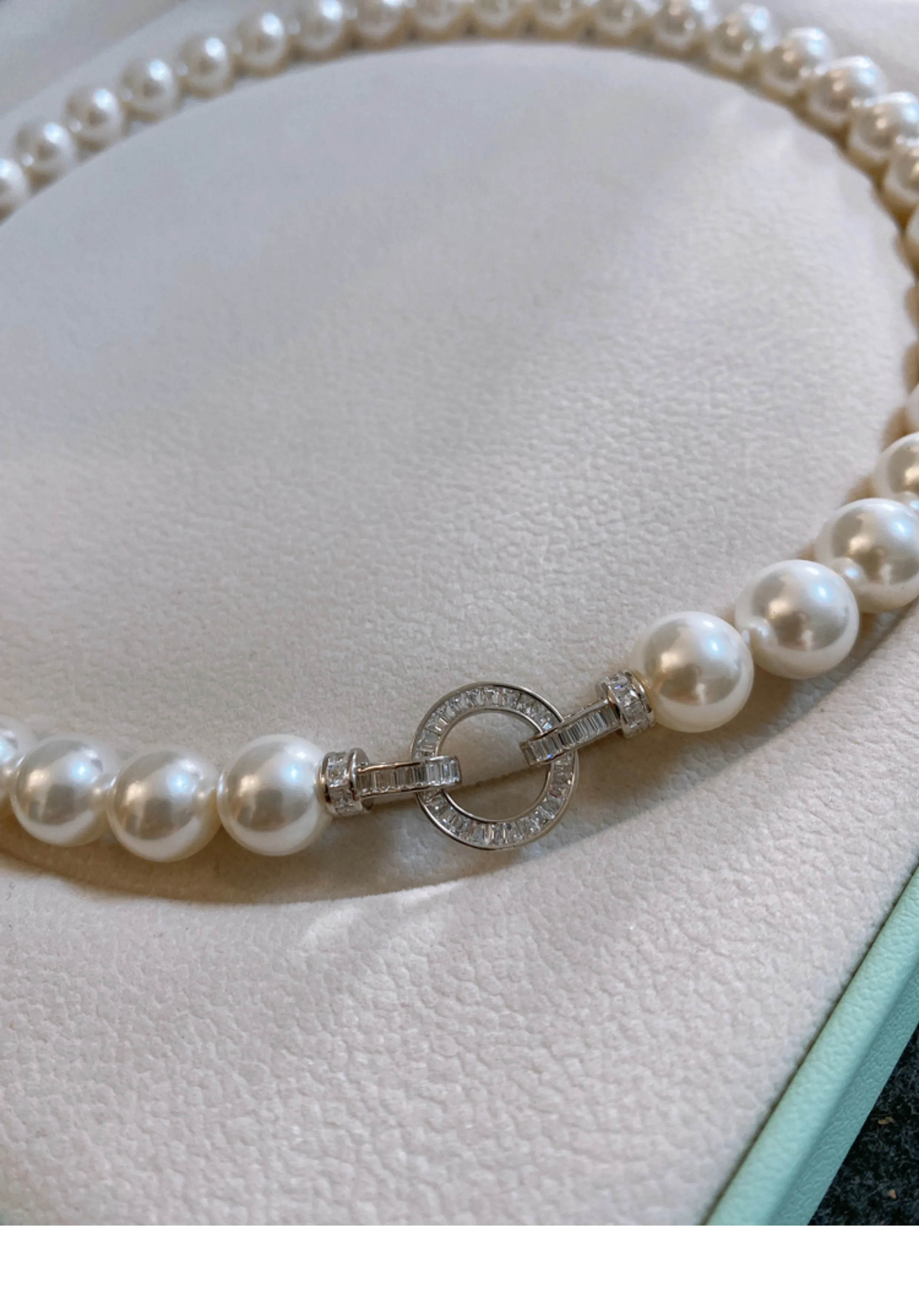 Muhteşem AAAA++9-10mm 10-11mm  - Pearl Trim Chain incelemesi ve fiyatı