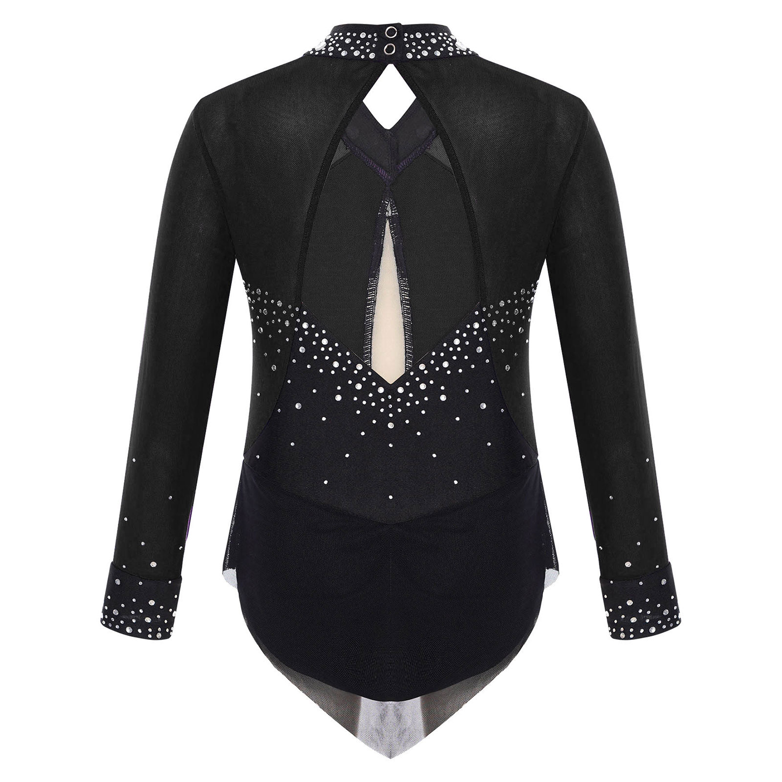 Çocuk Kız Artistik Patinaj Kos - Rhinestone Banding Trim incelemesi ve fiyatı